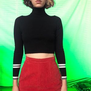 SOLD DO NOT BUY🔎Triple Strike Crop Turtleneck🔎
